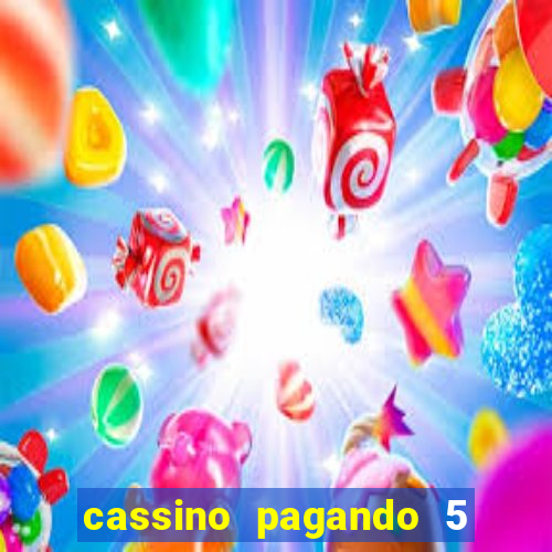 cassino pagando 5 reais no cadastro